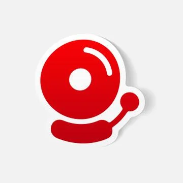 Realistic design element: bell Stock Illustration