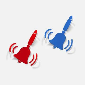 Realistic design element: bell Stock Illustration