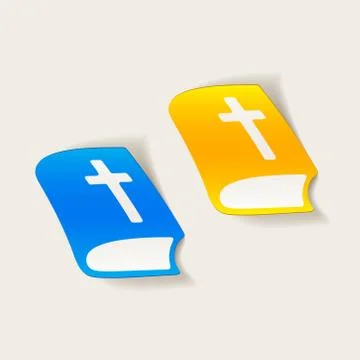 Realistic design element: bible Stock Illustration