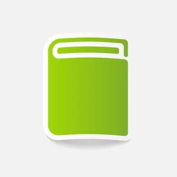 Realistic design element: book Stock Illustration
