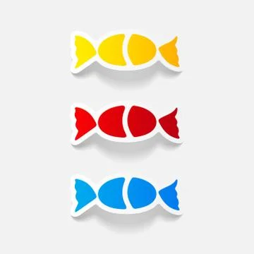 Realistic design element: candy Stock Illustration