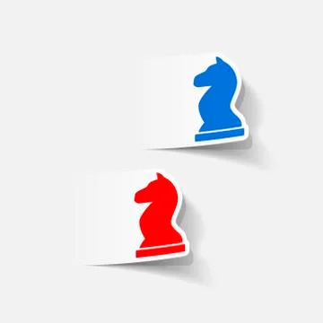 Realistic design element: chess Stock Illustration