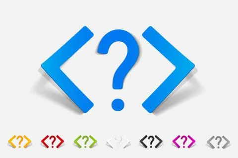 Realistic design element. coding Stock Illustration