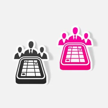 Realistic design element: game craps Stock Illustration