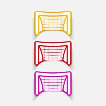 Realistic design element: gate Stock Illustration