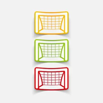 Realistic design element: gate Stock Illustration