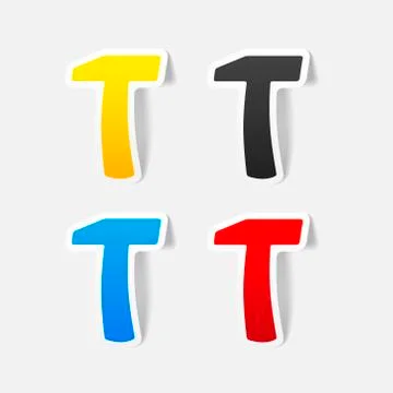 Realistic design element: hammer Stock Illustration