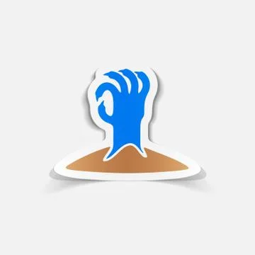 Realistic design element: hand Stock Illustration