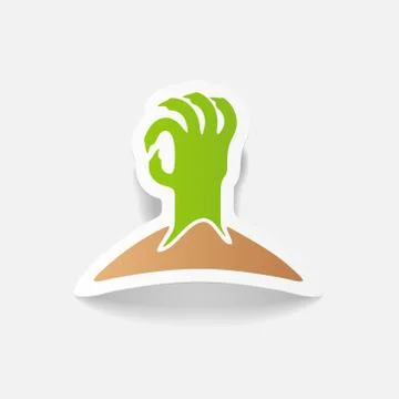 Realistic design element: hand Stock Illustration
