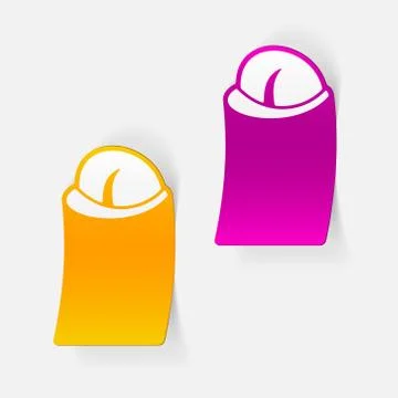 Realistic design element: helmet Stock Illustration