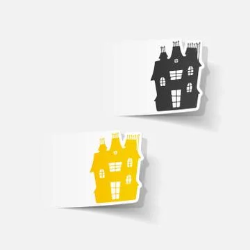 Realistic design element: house Stock Illustration