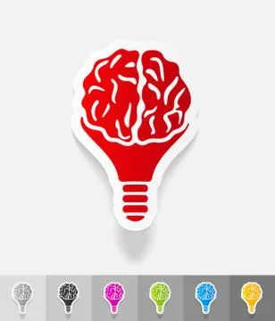 Realistic design element. idea concept Stock Illustration