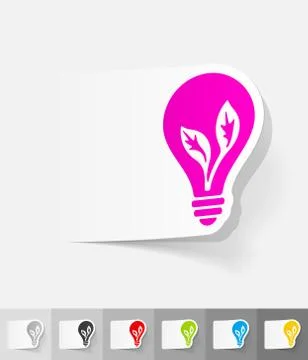 Realistic design element. idea concept Stock Illustration