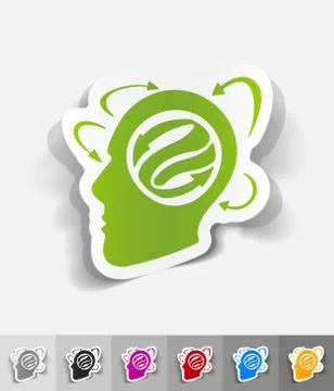 Realistic design element. idea concept Stock Illustration