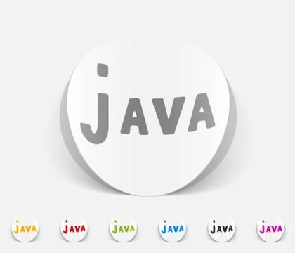 Realistic design element. java Stock Illustration
