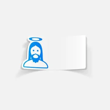 Realistic design element: jesus Stock Illustration