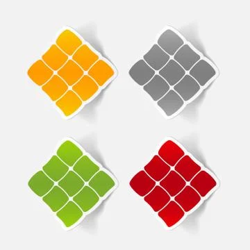 Realistic design element: ketupat イラスト素材