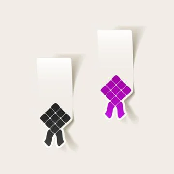 Realistic design element: ketupat イラスト素材