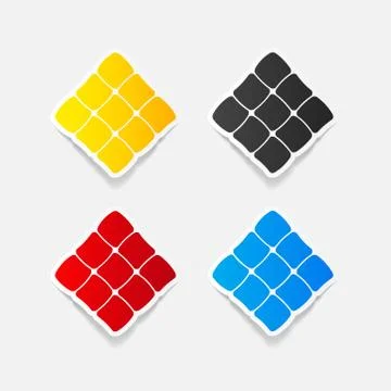Realistic design element: ketupat Illustrazione stock