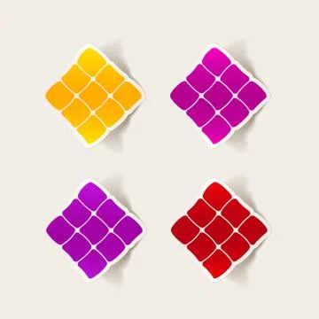 Realistic design element: ketupat イラスト素材