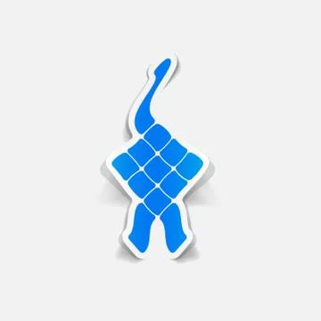 Realistic design element: ketupat イラスト素材