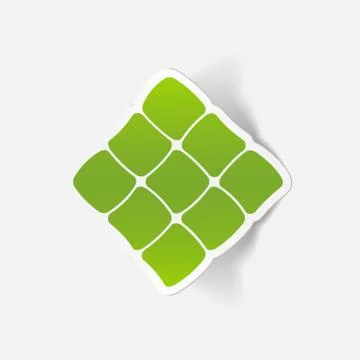 Realistic design element: ketupat Illustrazione stock