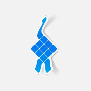 Realistic design element: ketupat イラスト素材