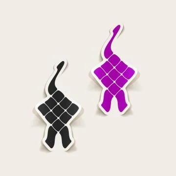 Realistic design element: ketupat Illustrazione stock
