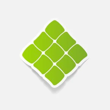Realistic design element: ketupat Illustrazione stock