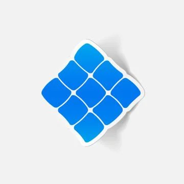 Realistic design element: ketupat 库存插图