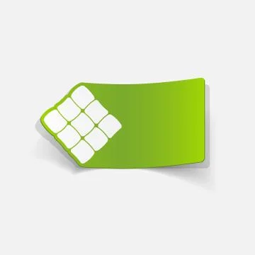 Realistic design element: ketupat Illustrazione stock