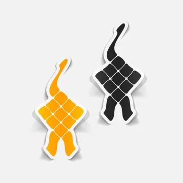 Realistic design element: ketupat イラスト素材