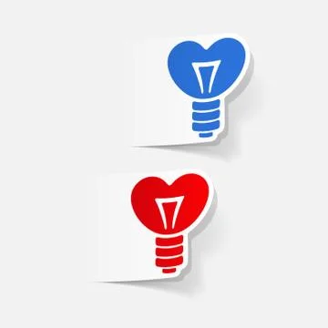 Realistic design element: lamp Stock Illustration