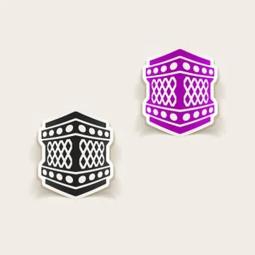 Realistic design element: lantern Stock Illustration