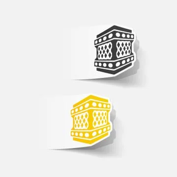 Realistic design element: lantern Stock Illustration