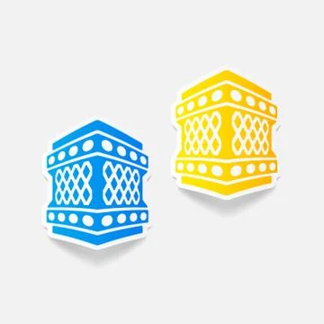 Realistic design element: lantern Stock Illustration