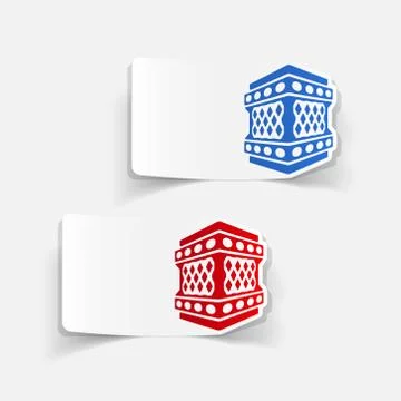 Realistic design element: lantern Stock Illustration