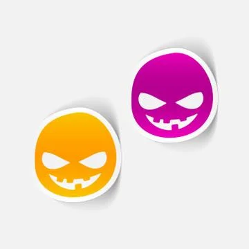 Realistic design element: monster 스톡 일러스트