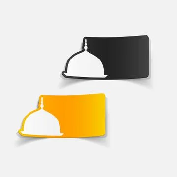 Realistic design element: mosque Stock Illustration