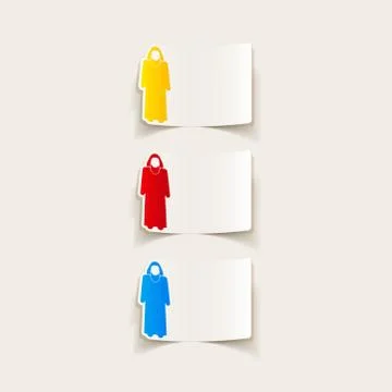 Realistic design element: muslim Stock Illustration