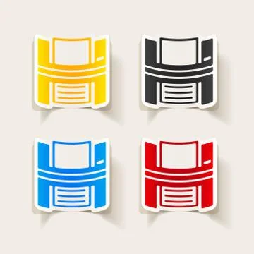 Realistic design element: printer Stock Illustration