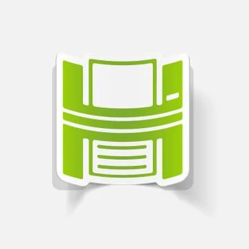 Realistic design element: printer Stock Illustration