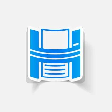 Realistic design element: printer Stock Illustration