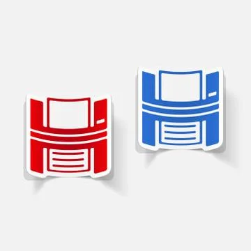 Realistic design element: printer Stock Illustration
