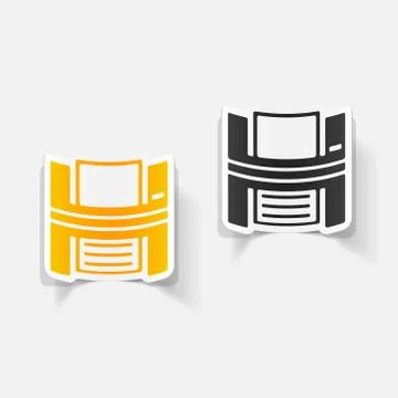 Realistic design element: printer Stock Illustration
