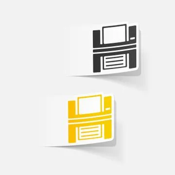 Realistic design element: printer Stock Illustration