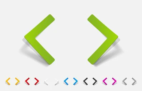 Realistic design element. programming 库存插图