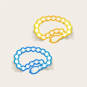 Realistic design element: rosary Stock Illustration