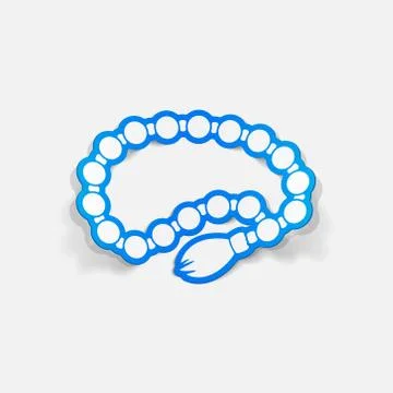 Realistic design element: rosary Stock Illustration