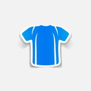 Realistic design element: shirt Illustrazione stock